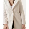 Jacket Collar White women's Coat 2