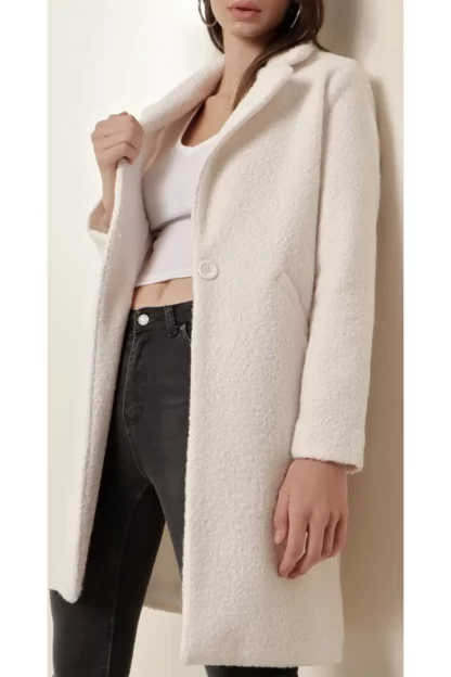 Jacket Collar White Coat 4