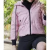 Hooded Pink Puffer Jacket 5