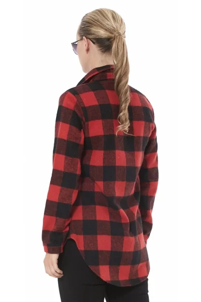 Red Black Checkered Lumberjack Shirt 6