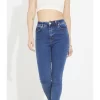 Blue Slim Fit Women's Trousers 4