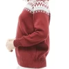 Бордовый свитер с полуводолазкой женский 5